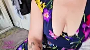 Stepsister teased me in to getting hard for her the family get together