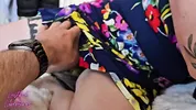 Stepsister teased me in to getting hard for her the family get together