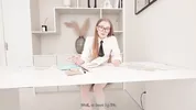 Creamed The Bank Bitch’s Pussy - Got A Better Mortgage Deal ! Fucked Her Tight Manager Pussy Rough