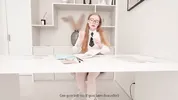 Creamed The Bank Bitch’s Pussy - Got A Better Mortgage Deal ! Fucked Her Tight Manager Pussy Rough