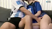 Boyfriend fucks little Argentina green eyed girlfriend