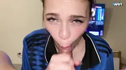 Boyfriend fucks little Argentina green eyed girlfriend