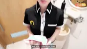 Cute McDonald’s Girl Messed Up the Order but Worked It Off All the Way