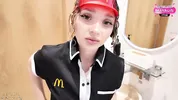 Cute McDonald’s Girl Messed Up the Order but Worked It Off All the Way
