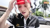 Cute McDonald’s Girl Messed Up the Order but Worked It Off All the Way