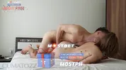 Amateur couple having real tender sex in the morning. Creampie