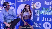 Jessica Sodi fulfills fantasy and cums with her big tits in the sex machine Juan Bustos podcast