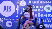 Jessica Sodi fulfills fantasy and cums with her big tits in the sex machine Juan Bustos podcast