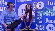 Jessica Sodi fulfills fantasy and cums with her big tits in the sex machine Juan Bustos podcast