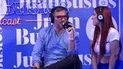 Jessica Sodi fulfills fantasy and cums with her big tits in the sex machine Juan Bustos podcast