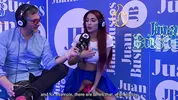 Jessica Sodi fulfills fantasy and cums with her big tits in the sex machine Juan Bustos podcast