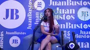 Jessica Sodi fulfills fantasy and cums with her big tits in the sex machine Juan Bustos podcast