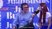 Jessica Sodi fulfills fantasy and cums with her big tits in the sex machine Juan Bustos podcast