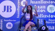 Jessica Sodi fulfills fantasy and cums with her big tits in the sex machine Juan Bustos podcast