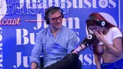 Jessica Sodi fulfills fantasy and cums with her big tits in the sex machine Juan Bustos podcast