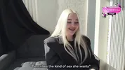 First yoga with the girl's mom, then she asks for a hard fuck with creampie. Filled the milf's pussy