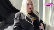 First yoga with the girl's mom, then she asks for a hard fuck with creampie. Filled the milf's pussy