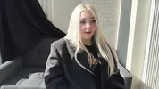 First yoga with the girl's mom, then she asks for a hard fuck with creampie. Filled the milf's pussy