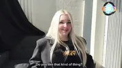 First yoga with the girl's mom, then she asks for a hard fuck with creampie. Filled the milf's pussy