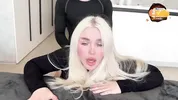 First yoga with the girl's mom, then she asks for a hard fuck with creampie. Filled the milf's pussy