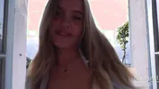 Fiery Morning with a Perfect Blonde - Passion Fuck and Amazing Blowjob