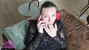 Fuck my Stepmom as she has phone sex