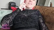 Fuck my Stepmom as she has phone sex