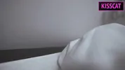 S1E4: Step mom uses step son's dick in share bed and pulled off condom to cum inside shaved pussy