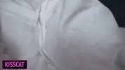 S1E4: Step mom uses step son's dick in share bed and pulled off condom to cum inside shaved pussy