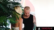 DEVILS FILM - Kenna James Catches Boyfriend Hiding And Jerking Off Then Begs For Hard Sex