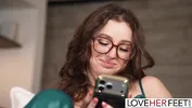 Feet Fetish Threesome With Freya Von Doom And Leana Lovings