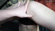 Gymnast with a cool ass moans from a dick in her pussy