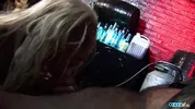 Curvy milfs nailed by two cowboys at a barn in a superb group sex action