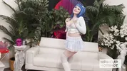 Busty Jewelz Blu Rubbing Her Pussy While Sucks A Cock!