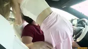 Hot Petite Blonde Stepsis Fucks Crazy In Self Driving Car - Molly Little - Luke Cooper