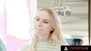 DEVILS FILM - Cute Blonde Babysitter Gets Banged By Her Boss