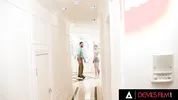 DEVILS FILM - Cute Blonde Babysitter Gets Banged By Her Boss