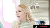 DEVILS FILM - Cute Blonde Babysitter Gets Banged By Her Boss