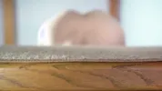 Stepsister gets stuck under the stairs, exposing her tight pussy for a cock