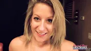 Blonde Anya Sloppy Deepthroat Blowjob Greedy Cum Swallow!