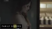 FAMILY SINNERS - Sexy Chick Gets Her Pussy Stretched And Covered In Cum By Her Boyfriend’s Brother
