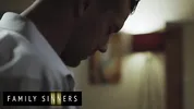 FAMILY SINNERS - Hot Babe Rides Her Boyfriend’s Father’s Cock And Gets Her Pussy Showered With Cum