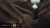 FAMILY SINNERS - Hot Babe Rides Her Boyfriend’s Father’s Cock And Gets Her Pussy Showered With Cum