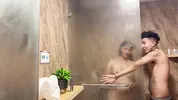 My roomie fucks me while I take a bath!! It makes me come in the shower.