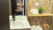 My roomie fucks me while I take a bath!! It makes me come in the shower.