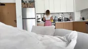 My Thick Roommate Agreed to Fuck Me If I Cleaned For The Week