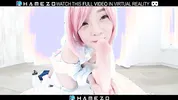 Hot Asian girl Mio Ichihara plays with her sex toy in VR.