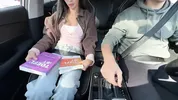 I creampied this beauty right in the car