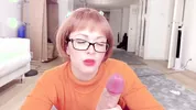 Cum On My Glasses Velma Facial Blowjob Larkin Love