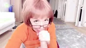 Cum On My Glasses Velma Facial Blowjob Larkin Love
